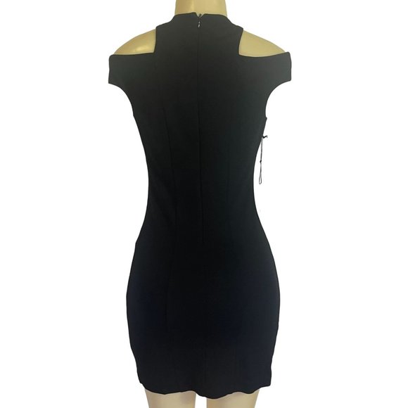 NWT ALi&Jay Bodycon Back Zipper Girly Glam Black Size Medium Women's Dress - Picture 2 of 8